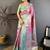 Woven design zari silk blend kanjeevaram saree