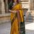 Woven design zari silk blend kanjeevaram saree