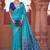 Ethnic motifs zari silk blend kanjeevaram saree
