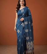 Floral zari pure cotton kanjeevaram saree