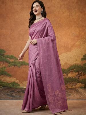Floral pure cotton handloom kanjeevaram saree 1