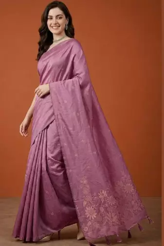 Floral pure cotton handloom kanjeevaram saree