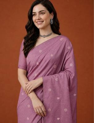 Floral pure cotton handloom kanjeevaram saree 4