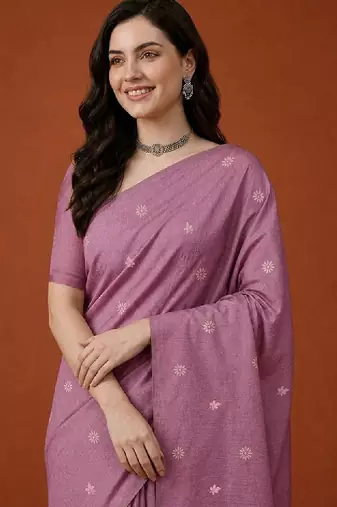 Floral pure cotton handloom kanjeevaram saree