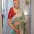 Woven design zari silk blend heavy work kanjeevaram saree
