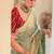 Woven design zari silk blend heavy work kanjeevaram saree