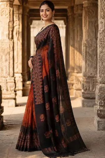 Woven design designer kanjeevaram saree