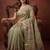 Floral silk blend designer kanjeevaram saree