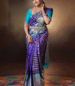 Zari art silk kanjeevaram saree