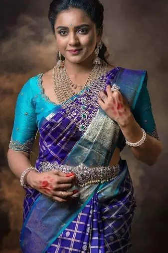 Zari art silk kanjeevaram saree
