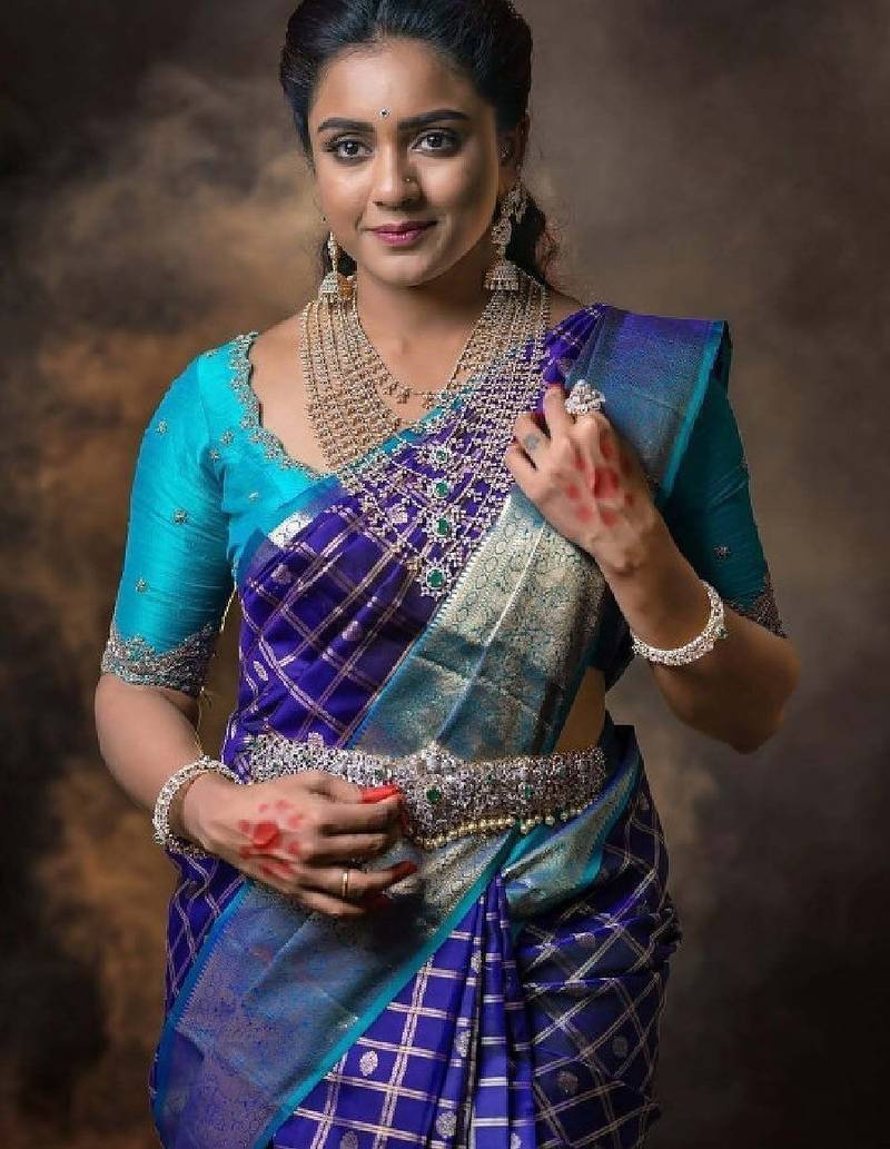 Zari art silk kanjeevaram saree