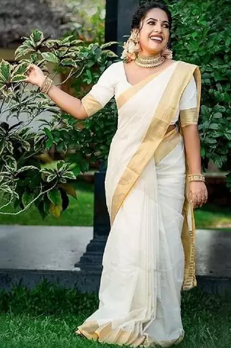 Striped kanjeevaram saree