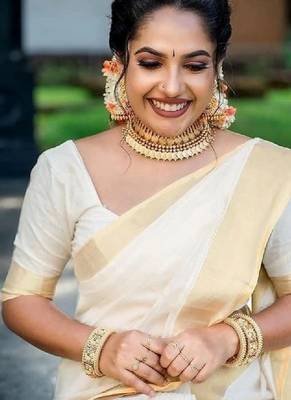 Striped kanjeevaram saree 2
