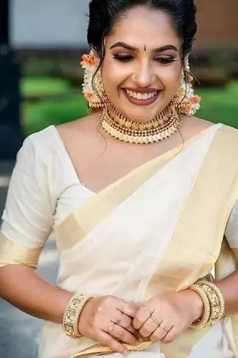 Striped kanjeevaram saree
