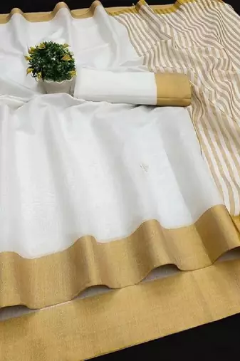 Striped kanjeevaram saree