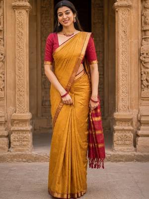 Woven design handloom kanjeevaram saree 1