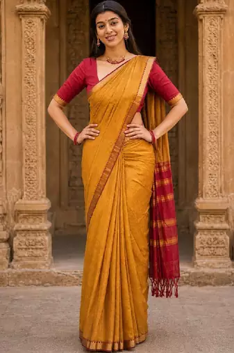 Woven design handloom kanjeevaram saree