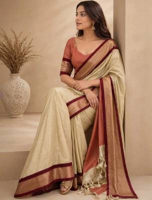 Zari pure cotton women kanjeevaram saree 1