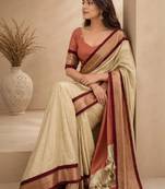 Zari pure cotton women kanjeevaram saree