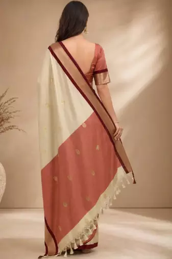 Zari pure cotton women kanjeevaram saree