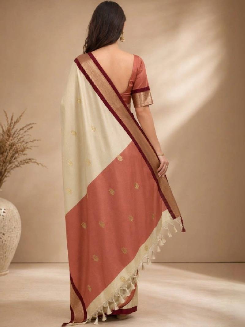 Zari pure cotton women kanjeevaram saree