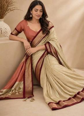 Zari pure cotton women kanjeevaram saree 3