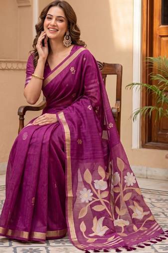 Woven design zari art silk kanjeevaram saree
