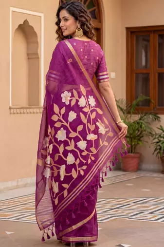 Woven design zari art silk kanjeevaram saree