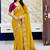Embroidered pure georgette kanjeevaram saree