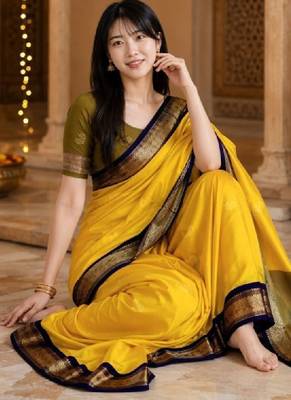 Zari pure cotton kanjeevaram saree 4