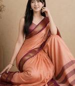 Pure cotton kanjeevaram saree