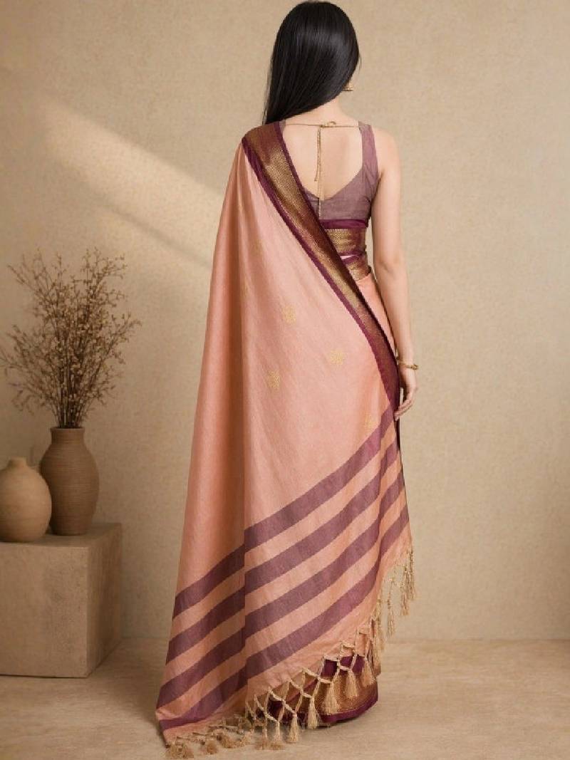 Pure cotton kanjeevaram saree