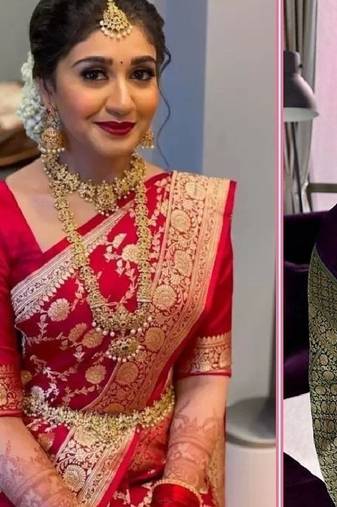 Embellished art silk kanjeevaram saree