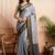 Ethnic motifs zari pure cotton kanjeevaram saree