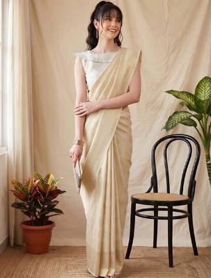 Woven design zari silk blend designer kanjeevaram saree 1