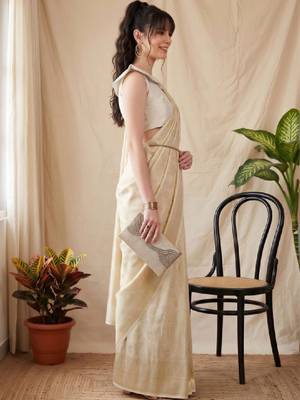Woven design zari silk blend designer kanjeevaram saree 3