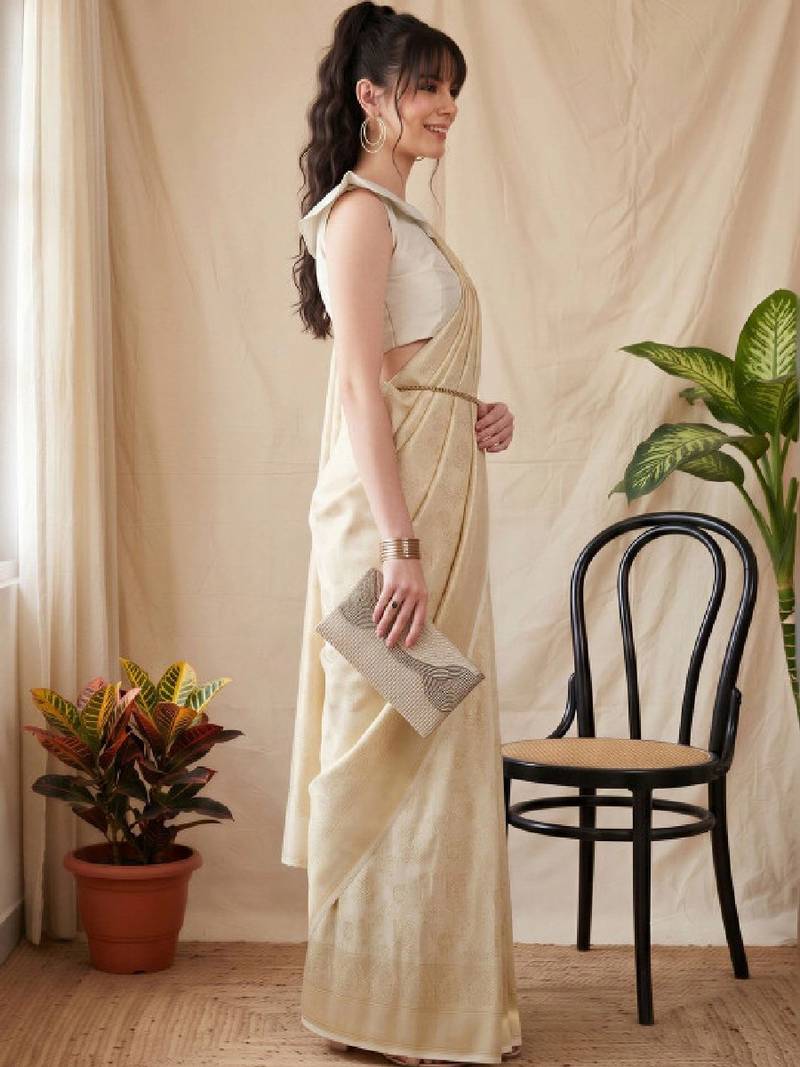 Woven design zari silk blend designer kanjeevaram saree