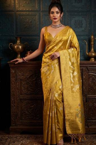 Woven design zari art silk designer kanjeevaram saree