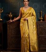 Woven design zari art silk designer kanjeevaram saree