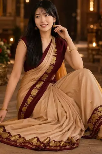 Zari pure cotton kanjeevaram saree