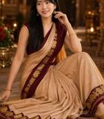 Zari pure cotton kanjeevaram saree