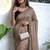 Embellished embroidered art silk kanjeevaram saree