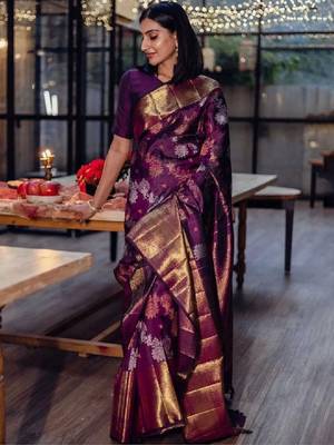 Silk blend kanjeevaram saree 2