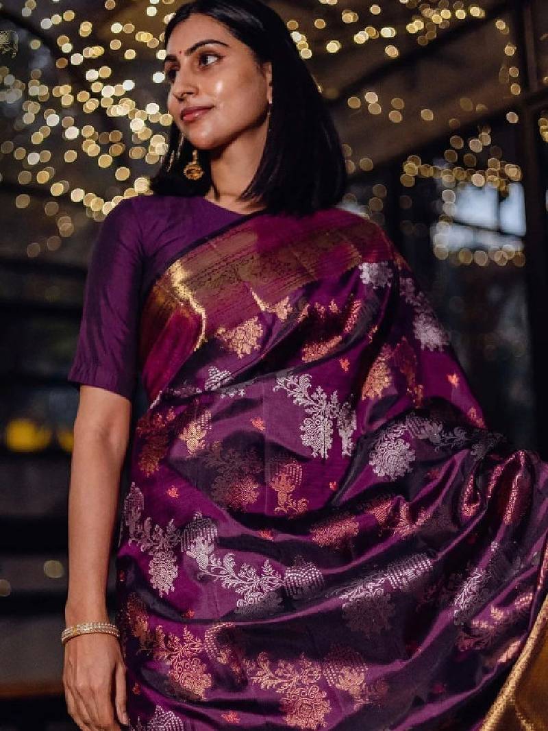 Silk blend kanjeevaram saree
