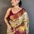 Floral zari art silk heavy work kanjeevaram saree