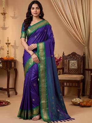 Zari pure cotton kanjeevaram saree 1