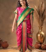 Zari art silk dhoti kanjeevaram saree