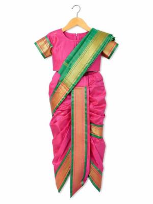 Zari art silk dhoti kanjeevaram saree 2