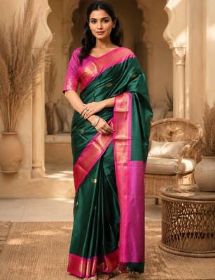 Zari pure cotton kanjeevaram saree 1
