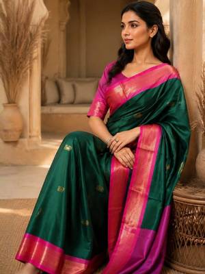 Zari pure cotton kanjeevaram saree 2